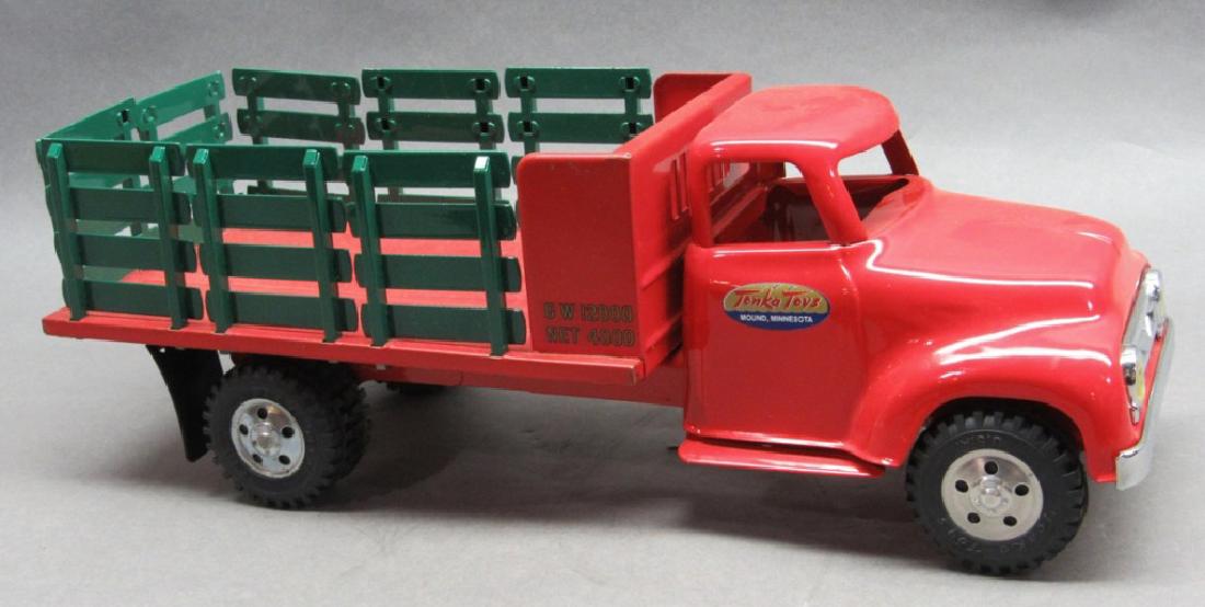 Tonka Interchangeable Stake Truck- Restored (1 of 5)