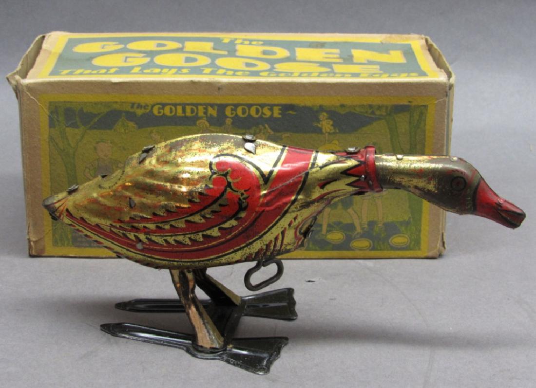 Marx #87 Golden Goose Tin Litho Toy in Box (1 of 7)