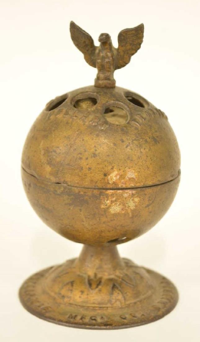 Vintage Cast Metal Enterprise MFG. Globe Bank. (1 of 4)