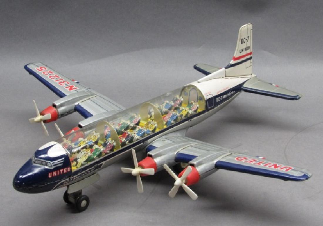 1950s Japanese United Airlines DC-7 Airplane 23" (1 of 7)