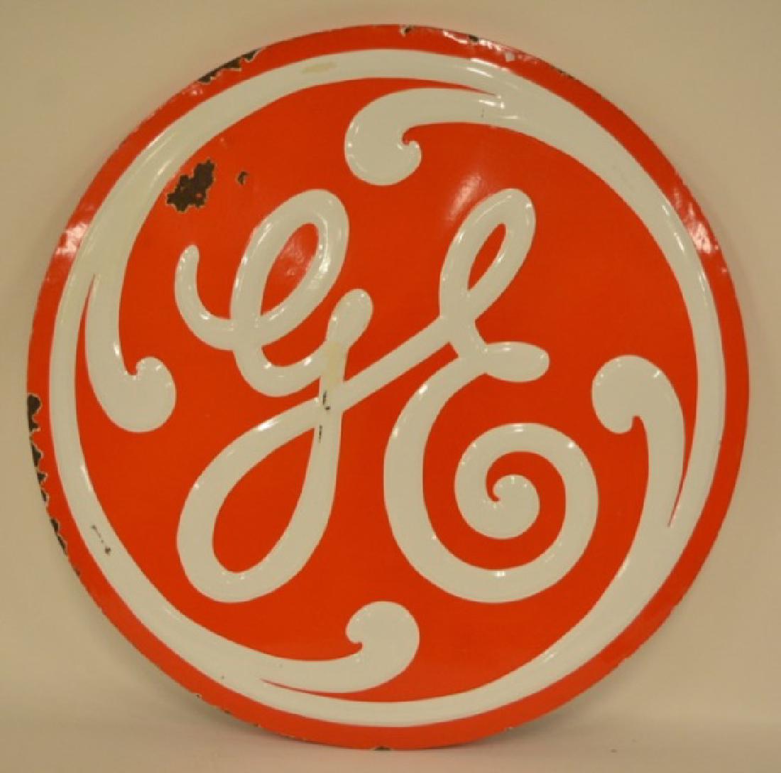 SSP General Electric Embossed Advertising Sign (1 of 3)
