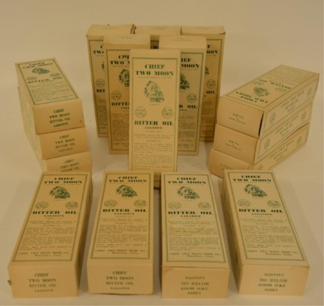 (16) Chief Two Moon Bitter Oil Product Boxes (1 of 5)