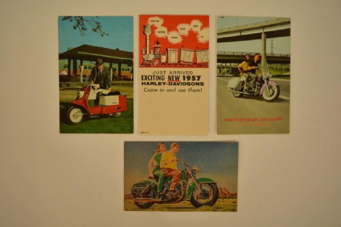 Lot Of 4 Harley-Davidson Dealer Promo Postcards (1 of 2)
