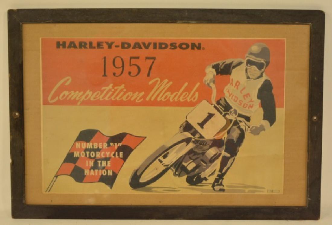1957 Harley-Davidson Competition Models Poster (1 of 3)