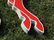 Right Facing Mobil Pegasus Porcelain Diecut Sign - 3