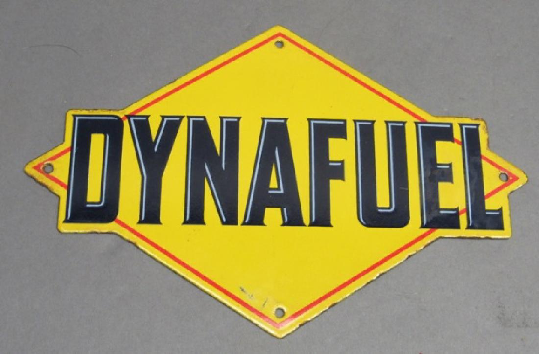 Dynafuel Sunoco Die Cut PPP Pump Plate Sign (1 of 5)