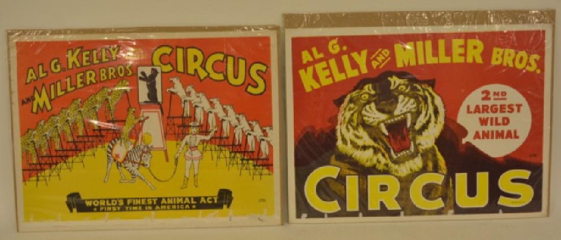 Pair Of Al G. Kelly And Miller Bros Circus Posters (1 of 3)