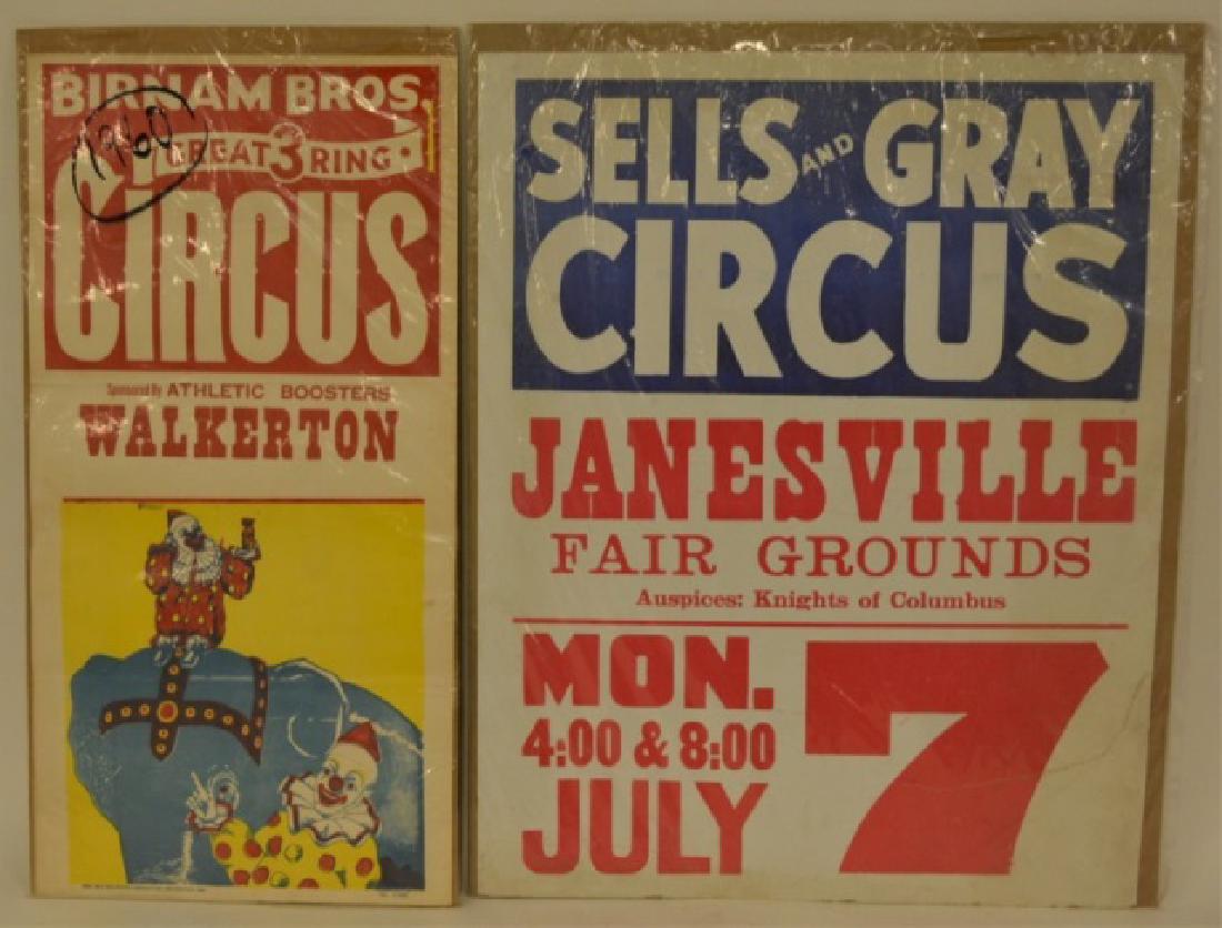 Lot Of Sells And Gray & Birnam Bros Circus Posters (1 of 3)