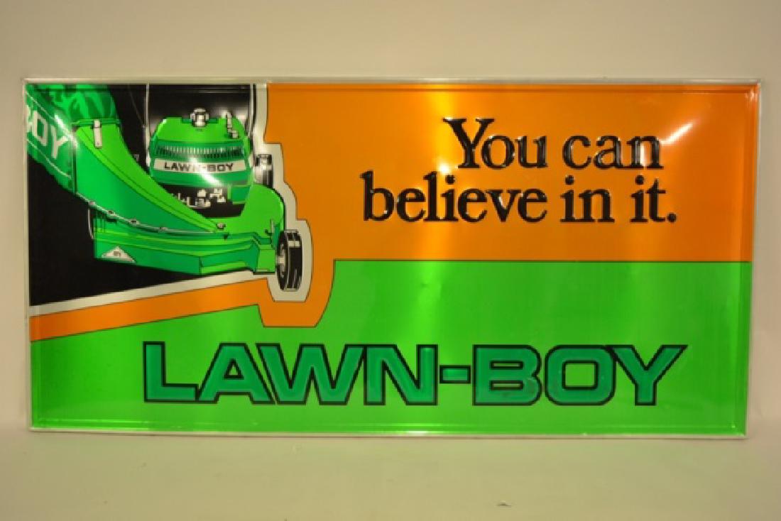 SST Large Lawn-Boy Embossed Advertising Sign (1 of 3)