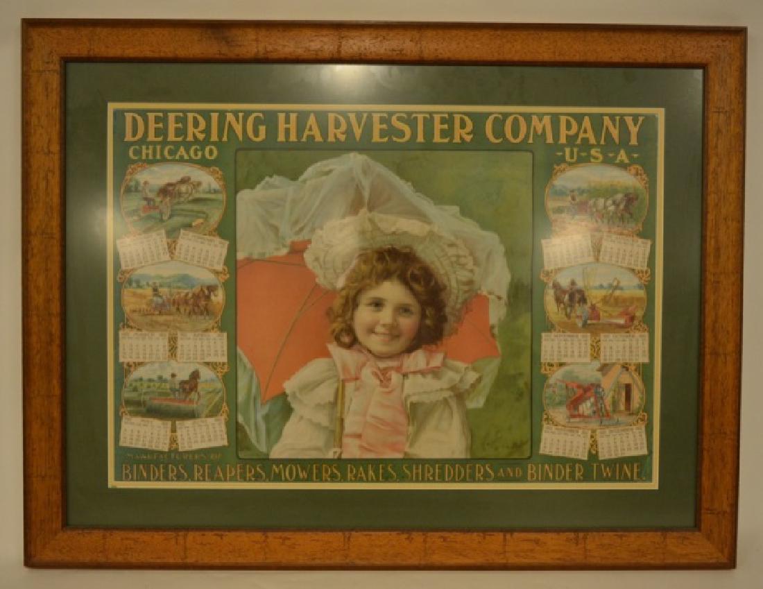 1902 Deering Harvester Company Calendar Poster (1 of 5)