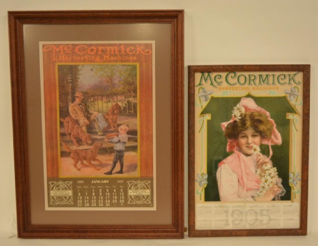 1905 & 1907 McCormick Harvesting Machine Calendars (1 of 3)