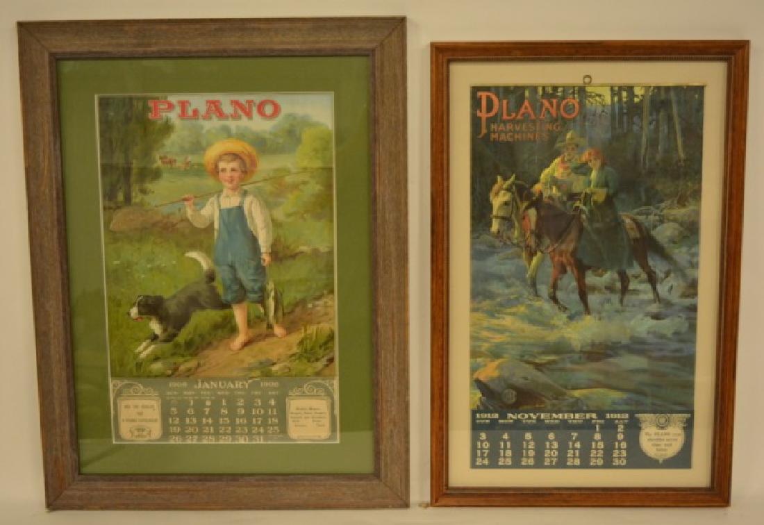 1908 & 1912 Plano Harvesting Machines Calendars (1 of 3)