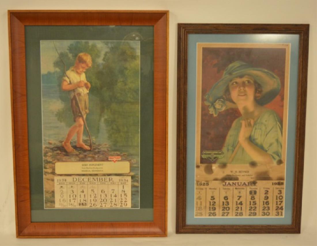 1925 & 1934 McCormick-Deering Calendars (1 of 3)