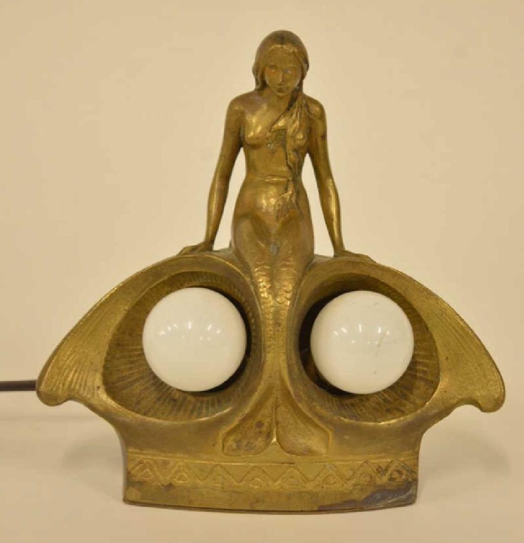Art Deco Brass Mermaid Two Light Desk Lamp Jan 13 2018 Kraft Art Deco Brass Mermaid Two Light Desk Lamp Jan 13 2018 Kraft Auction Service In