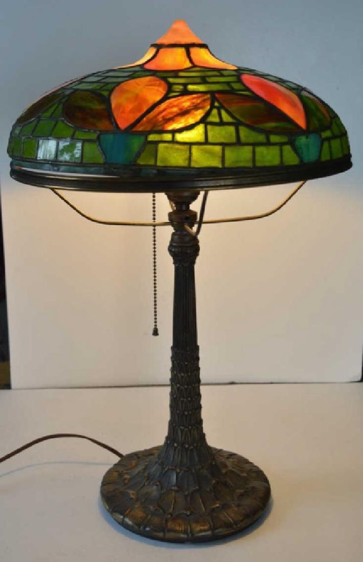 Chandler Specialty  Mfg. Co. Leaded Glass Lamp (1 of 5)