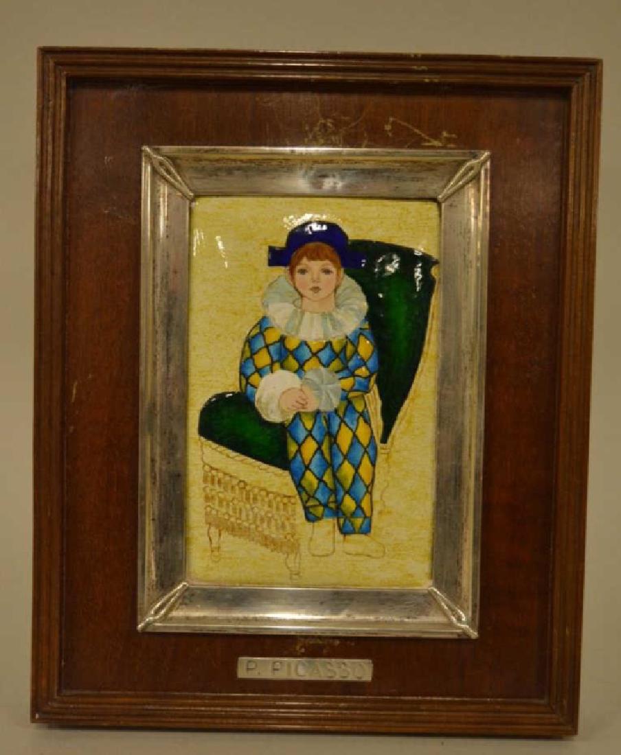 After Picasso Enamel On Copper By Max Karp (1 of 3)