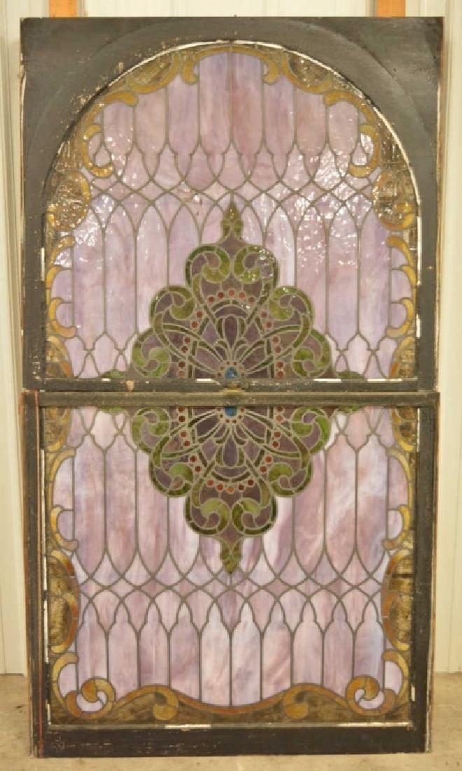 Single Hung Two Panel Stained Glass Window (1 of 5)
