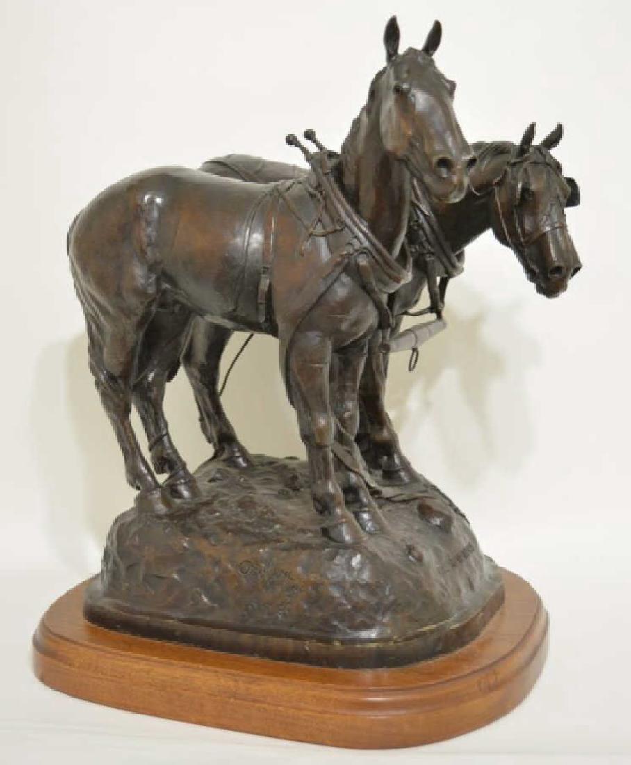 Ted Long "The Runaways" Bronze Sculpture (1 of 6)