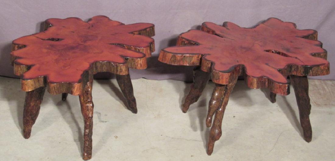 Lot of 2 Cypress End Tables (1 of 8)