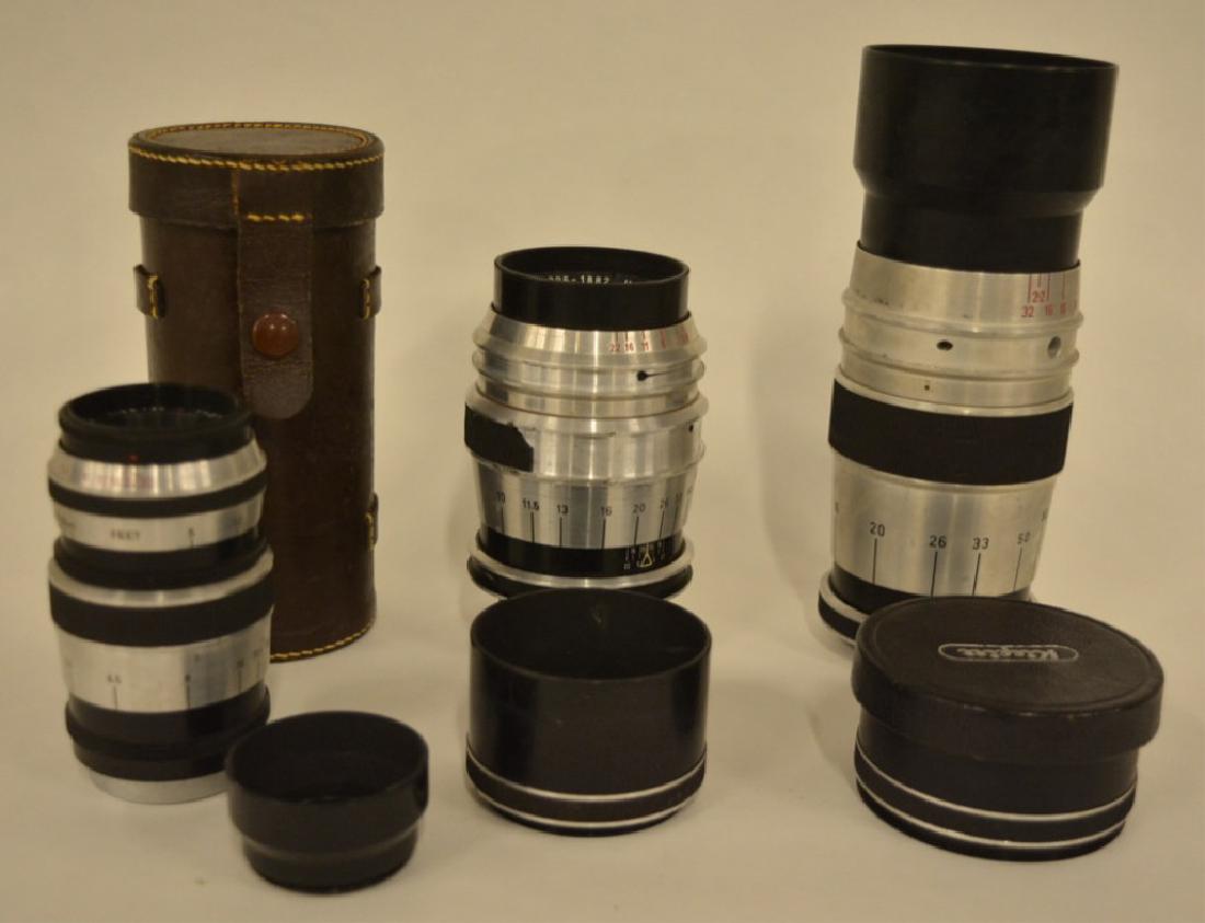 Lot Of 3 Vintage Kilar Lenses For Leica Camera (1 of 4)
