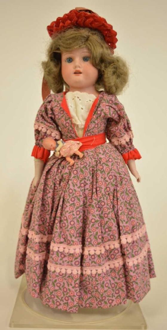 Antique 17" Armand Marseille Shoulder Head Doll (1 of 4)