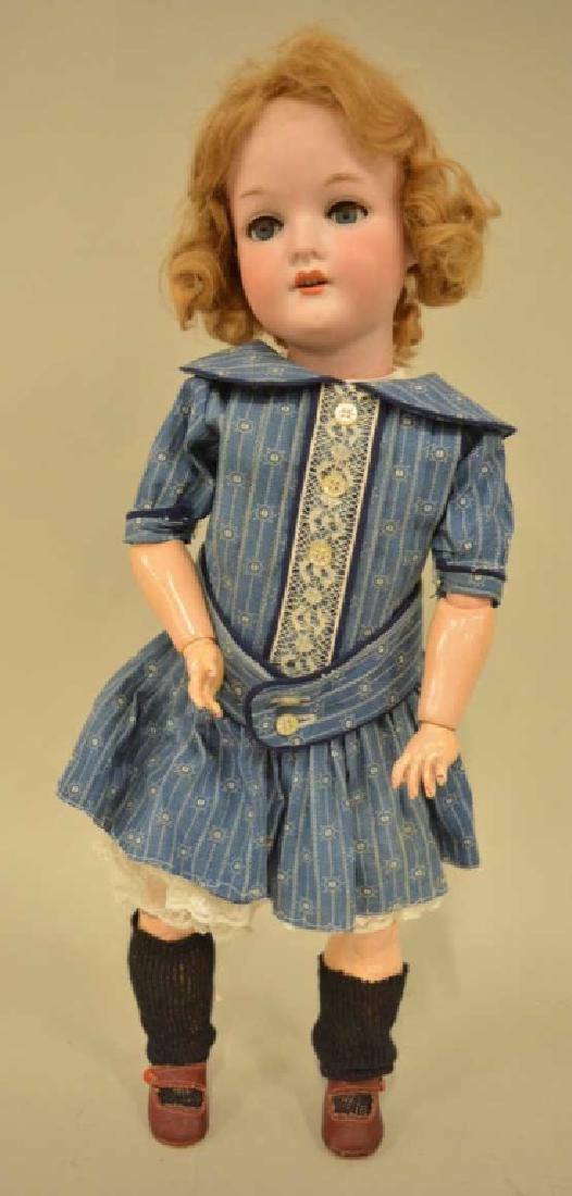 Antique C.M. Bergman 18" Porcelain Head Doll (1 of 3)