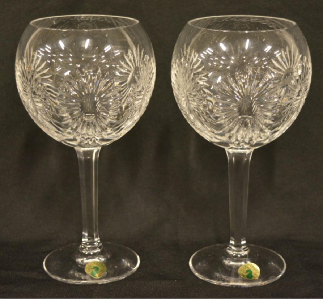 Pair Of  Waterford "Millennium" Water Goblets (1 of 2)