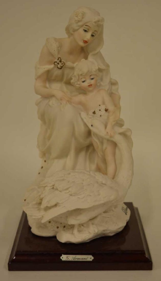 Giuseppe Armani "Maternity & Swan" #953-F Figurine: Beautiful Florence Giuseppe Armani figurine titled "Maternity & Swan" #953-F. The figurine measures 10" tall x 5.75" across and is in mint condition.