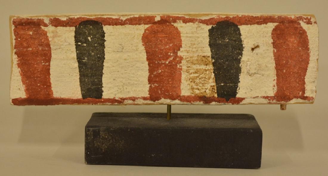 Authentic Ancient Egypt Painted Wood Lintel (1 of 3)