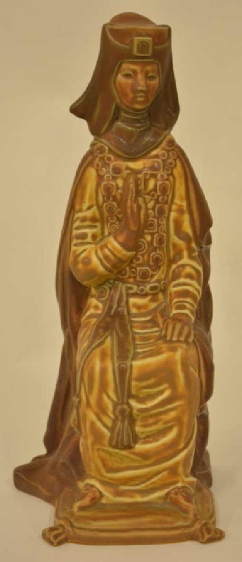 Lladro "Gothic Queen" Figurine #4689: The retired matte finish figurine measures 11" tall and is in mint condition.