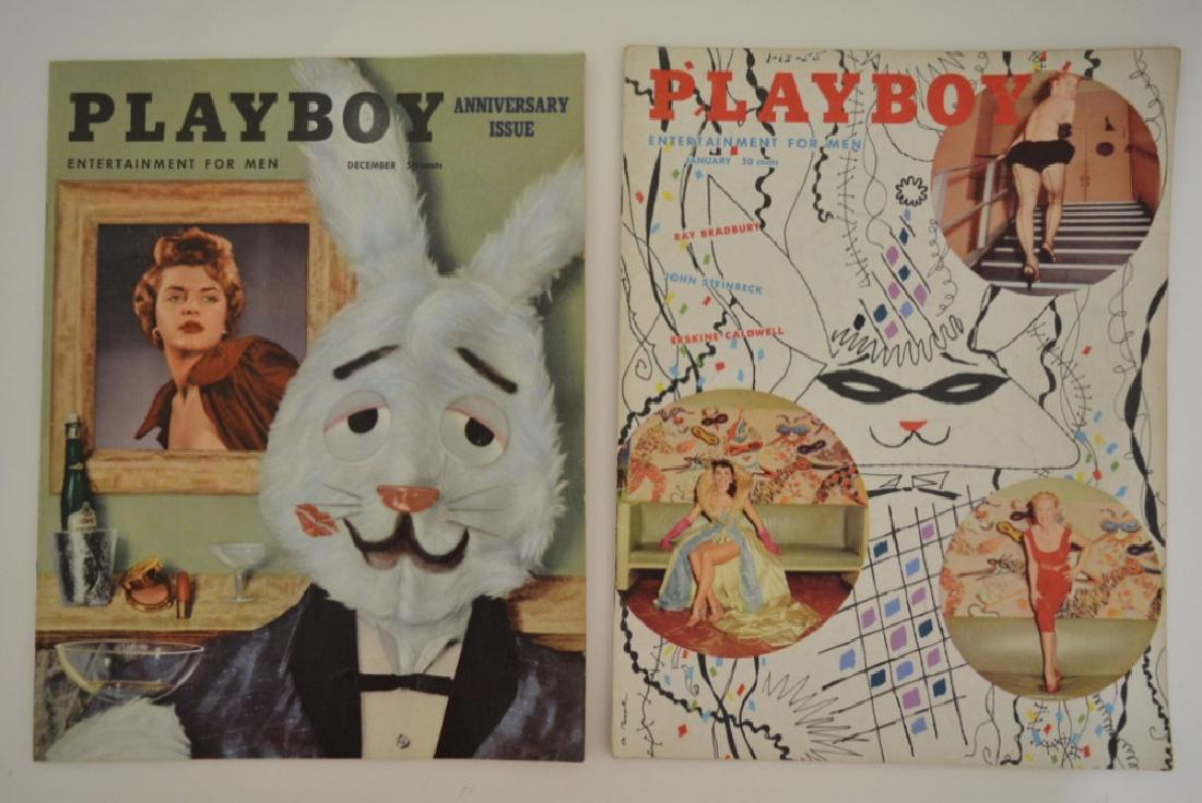 Playboy Magazines Vol 2 #1 & 2 1954-55 Nice Cond. (1 of 4)