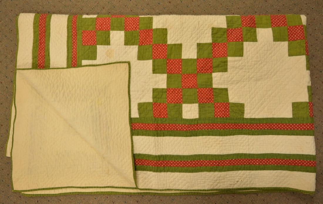 Antique Hand Sewn 80" x 89" Quilt (1 of 2)