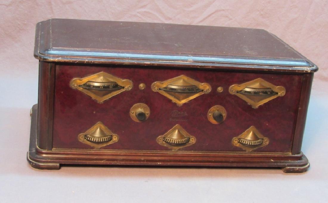 Grebe Synchrophase Radio Receiver Wood Case- Orig (1 of 16)