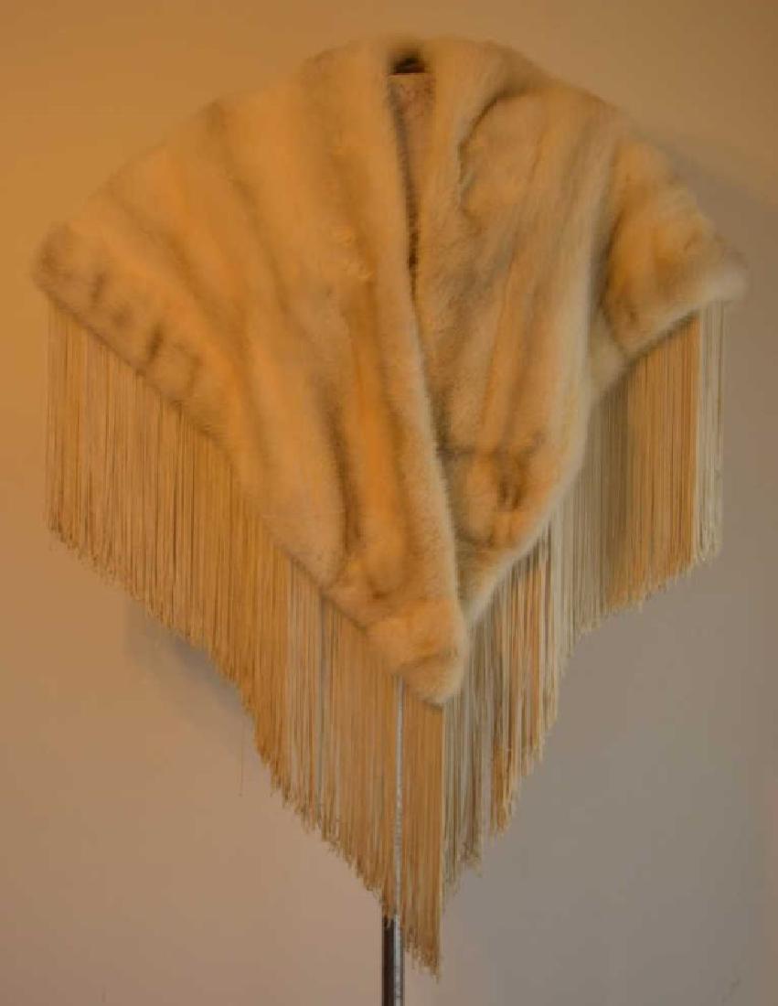 Laurie Brady Astrologer Grey Mink Stole (1 of 4)