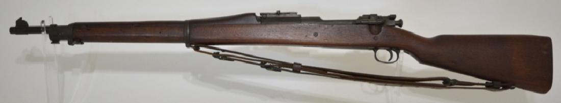 US Springfield Armory Model 1903 Bolt Action Rifle: Nice US Springfield Armory Model 1903 30-06 caliber Bolt Action Rifle. End of barrel reads SA with the flaming bomb and dates the rifle 5-42. Serial #398493. FFL required for transfer.