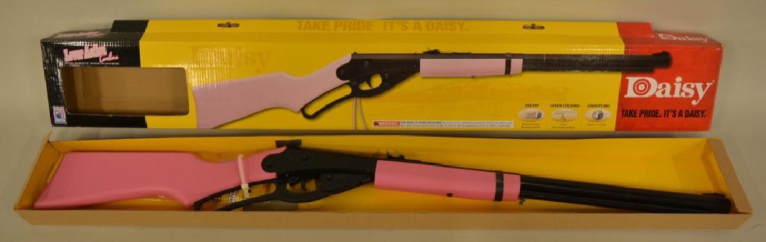 Daisy Lever Action Pink Carbine BB Gun: In the original box.
