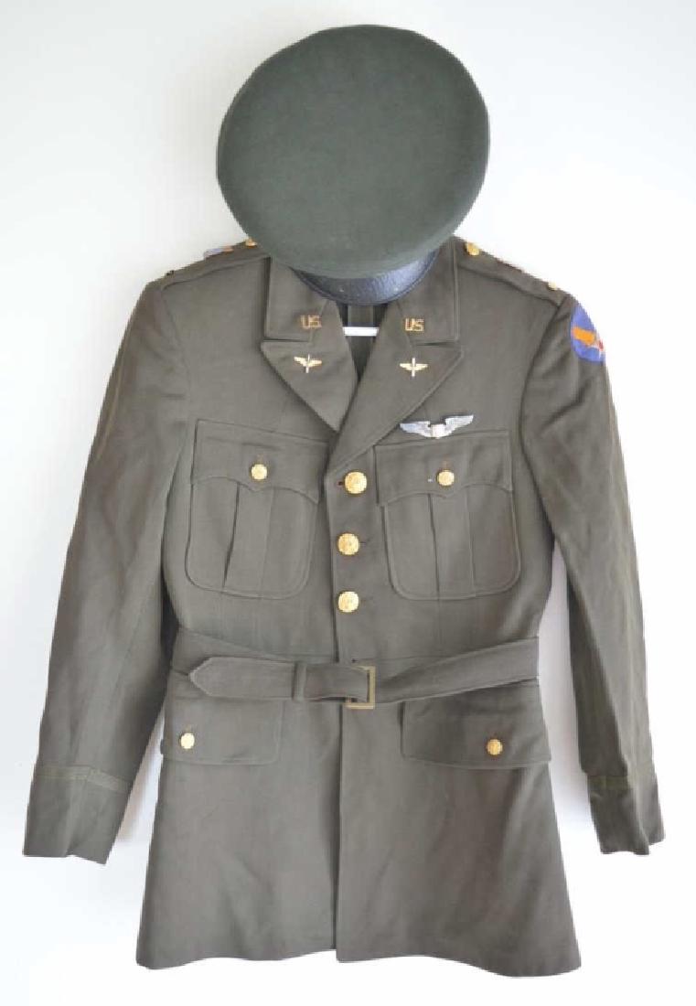 WWII USAAF Dress Jacket & Cap (1 of 8)