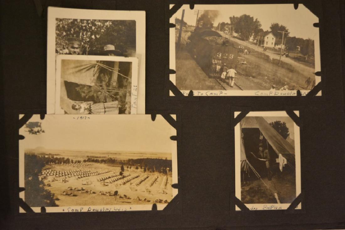 Vintage WWI Era US Military Photo Album Scrapbook (1 of 10)