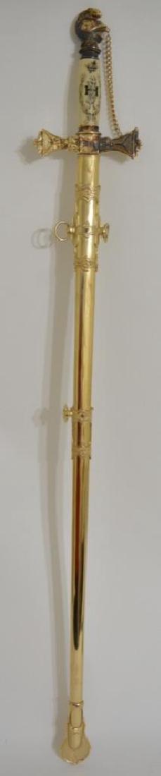 Very Ornate Masonic Knights Templar Sword (1 of 11)