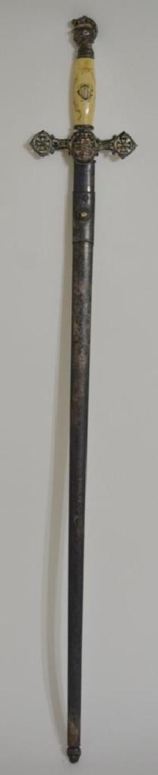 Masonic Knights Templar Kadosh Commandery 29 Sword (1 of 10)