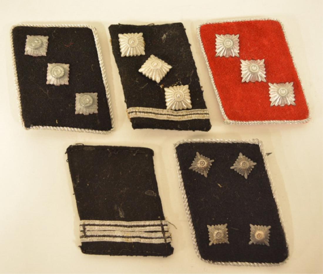 WWII German Uniform Collar Tab Lot Of 5 (1 of 2)