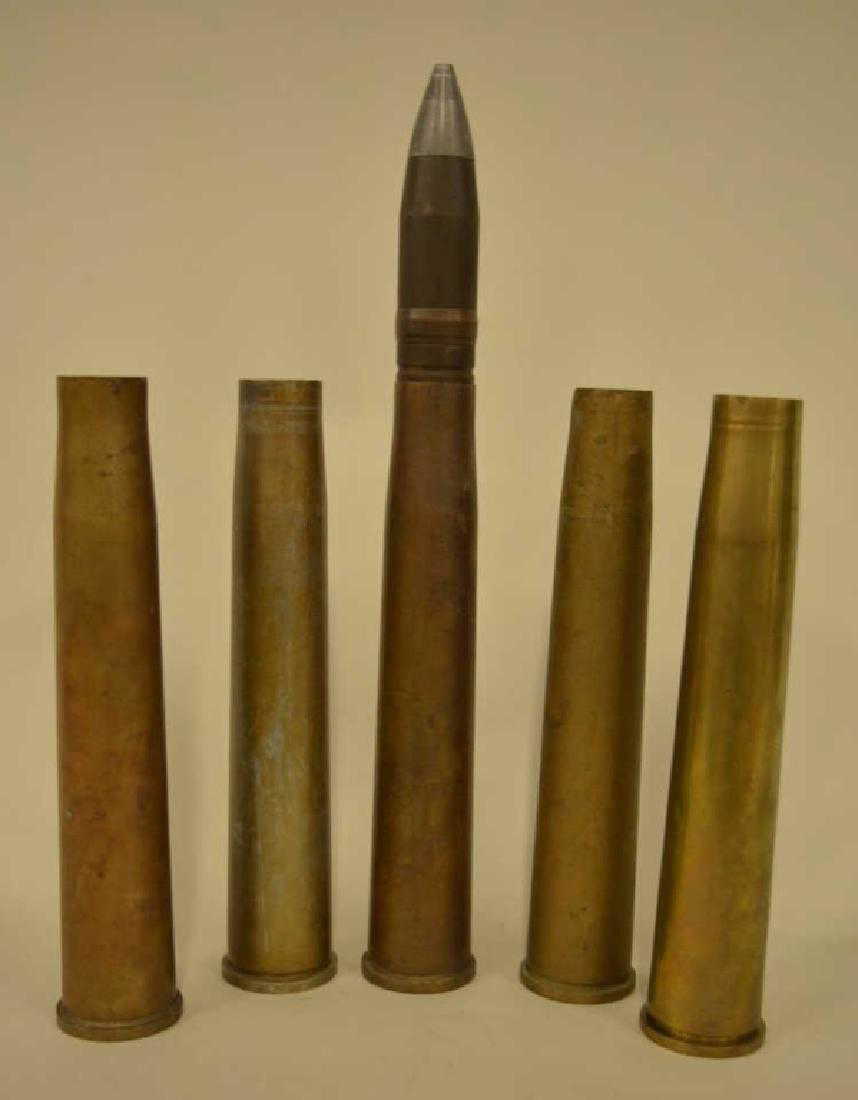 WWII Era US Military Naval 40mm Shell Casing Lot