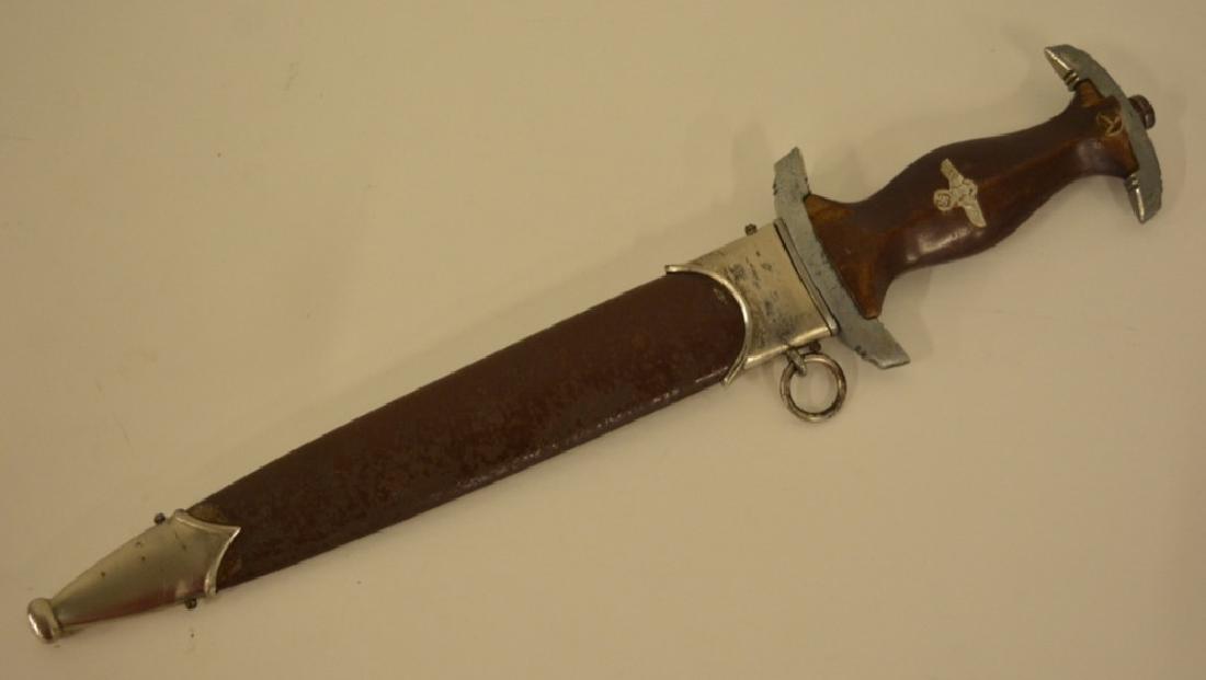RZM WWII German SA Dagger With Scabbard (1 of 7)