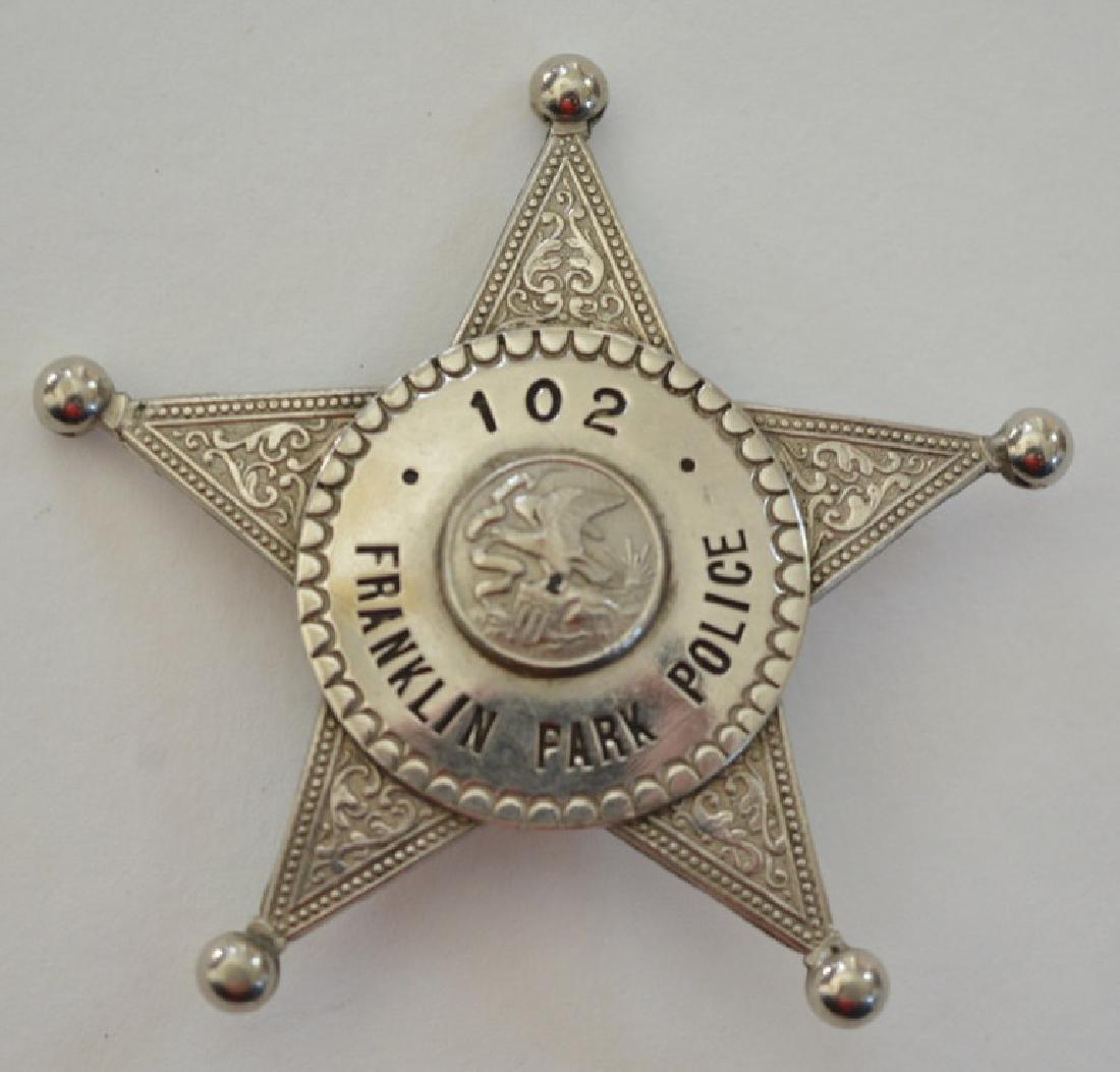 Obsolete Franklin Park Illinois Police Badge (1 of 3)