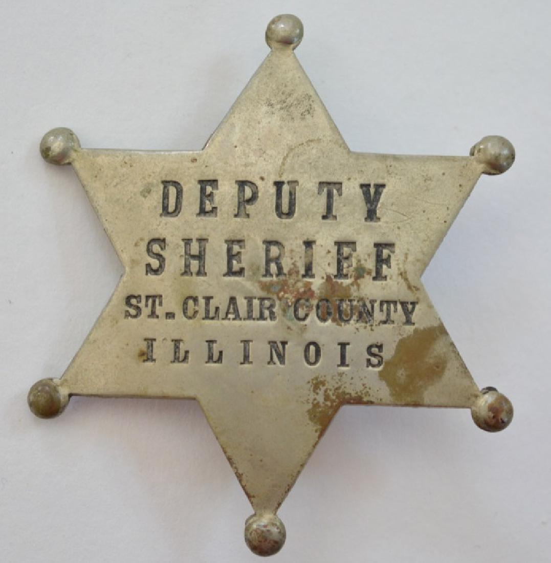 Obsolete St. Clair Co. Sheriff Badge (1 of 3)