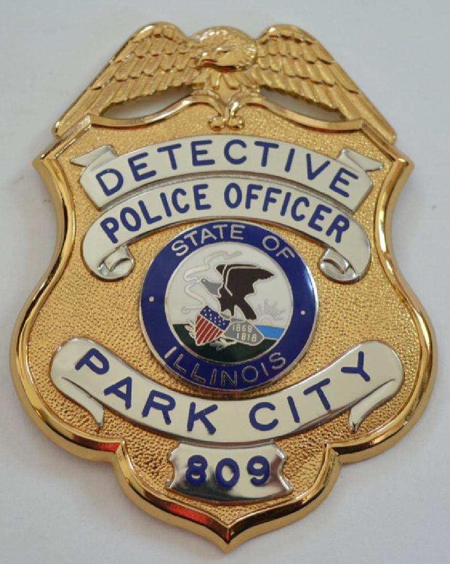 最新発見 Obsolete Park Badge Detective Illinois City 個人装備