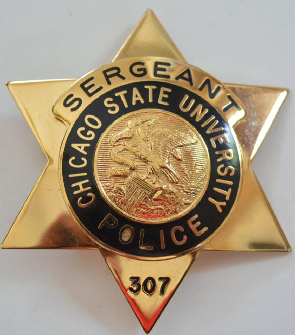 Obsolete Chicago State Univ. Sergeant Badge (1 of 2)