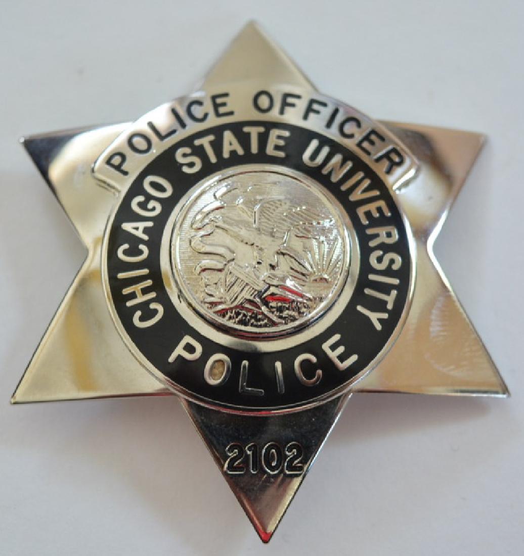Obsolete Chicago State Univ. Police Badge (1 of 2)