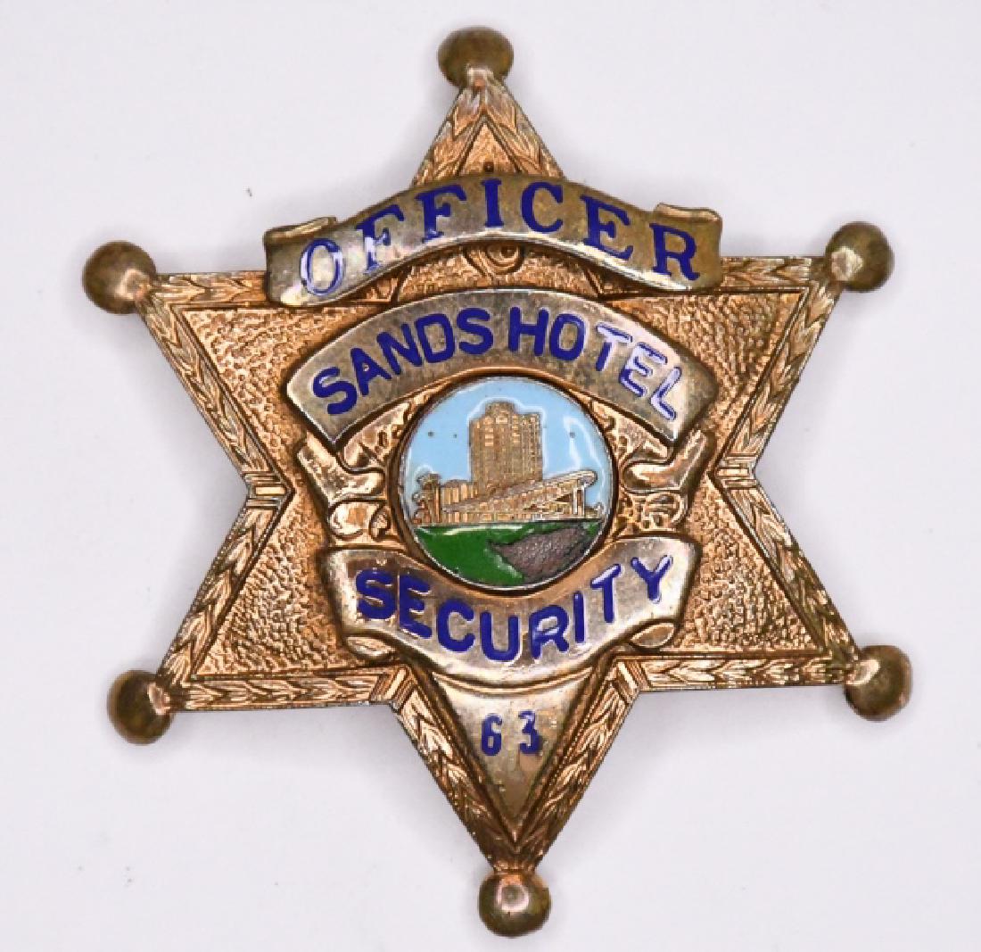 Obsolete Sands Hotel & Casino Security Badge (1 of 2)