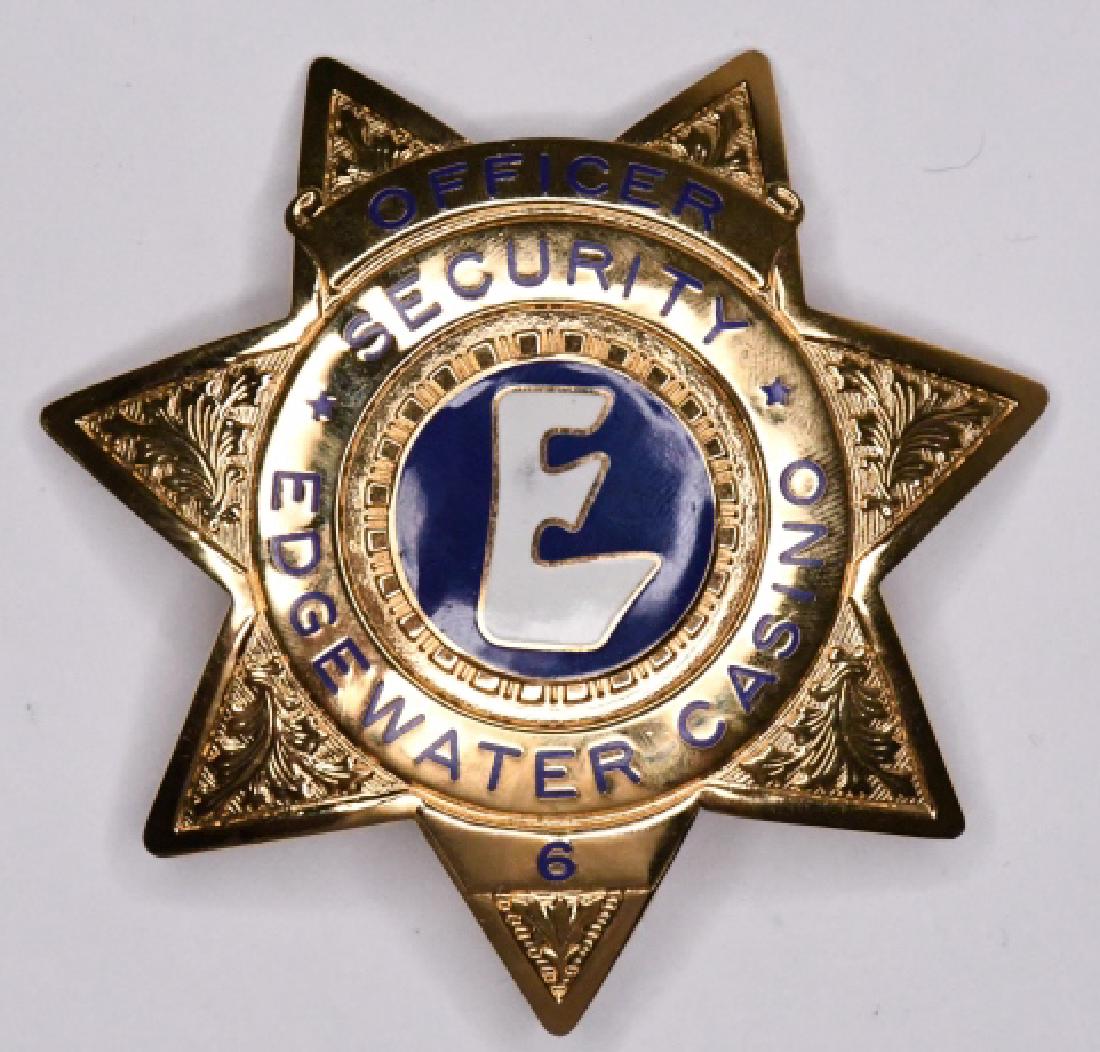Obsolete Edgewater Casino Security Badge (1 of 2)
